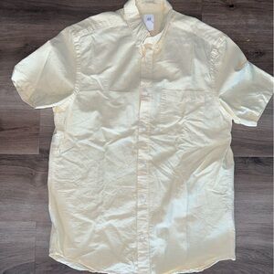 H&M Beige Button-Up Shirt